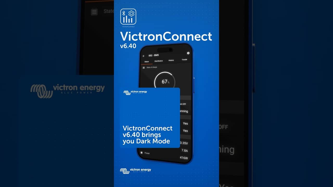 Dark Mode is here in VictronConnect v6.40