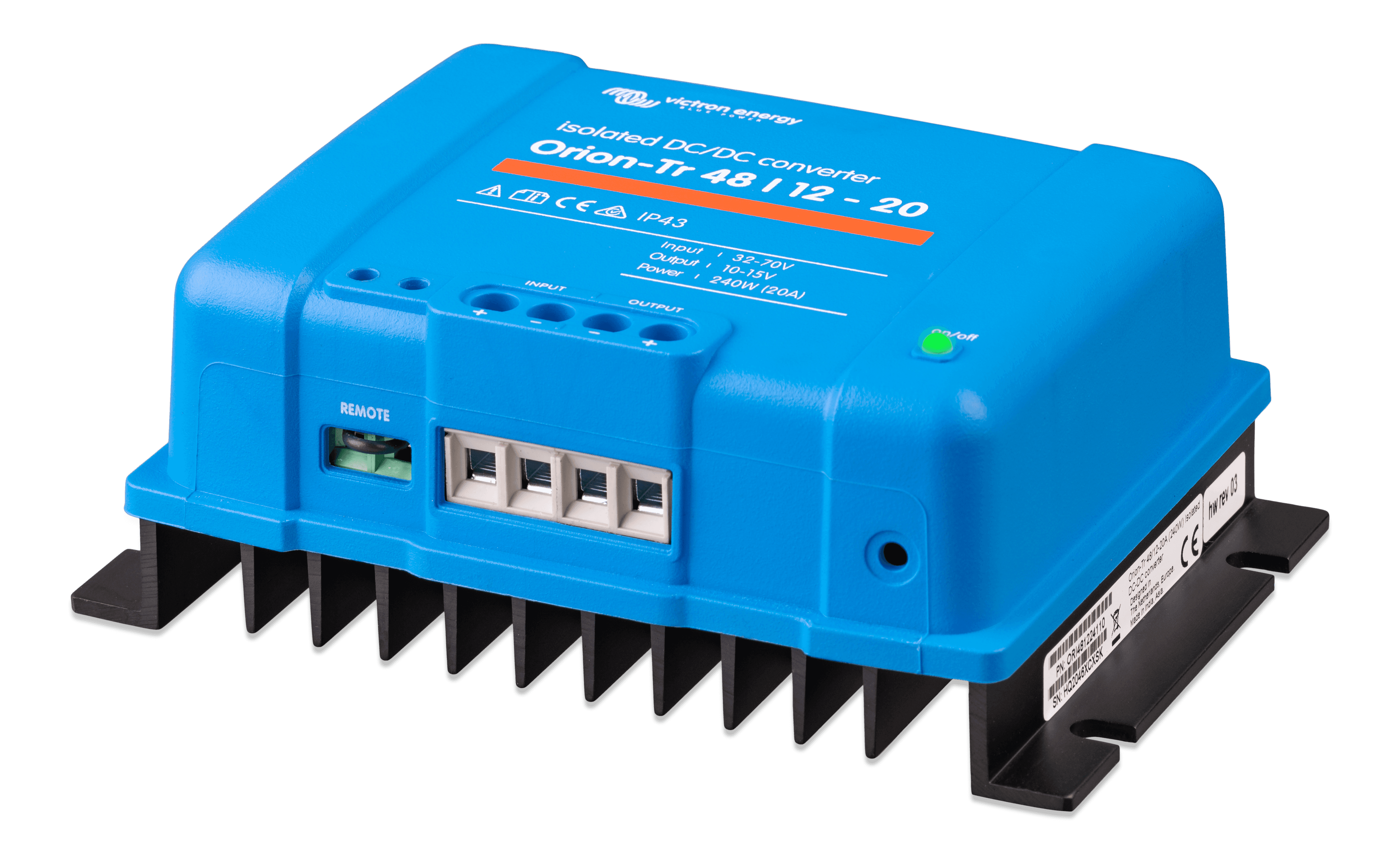 Orion-Tr 48/12-20A (240W) Isolated DC-DC converter (left) thumbnail