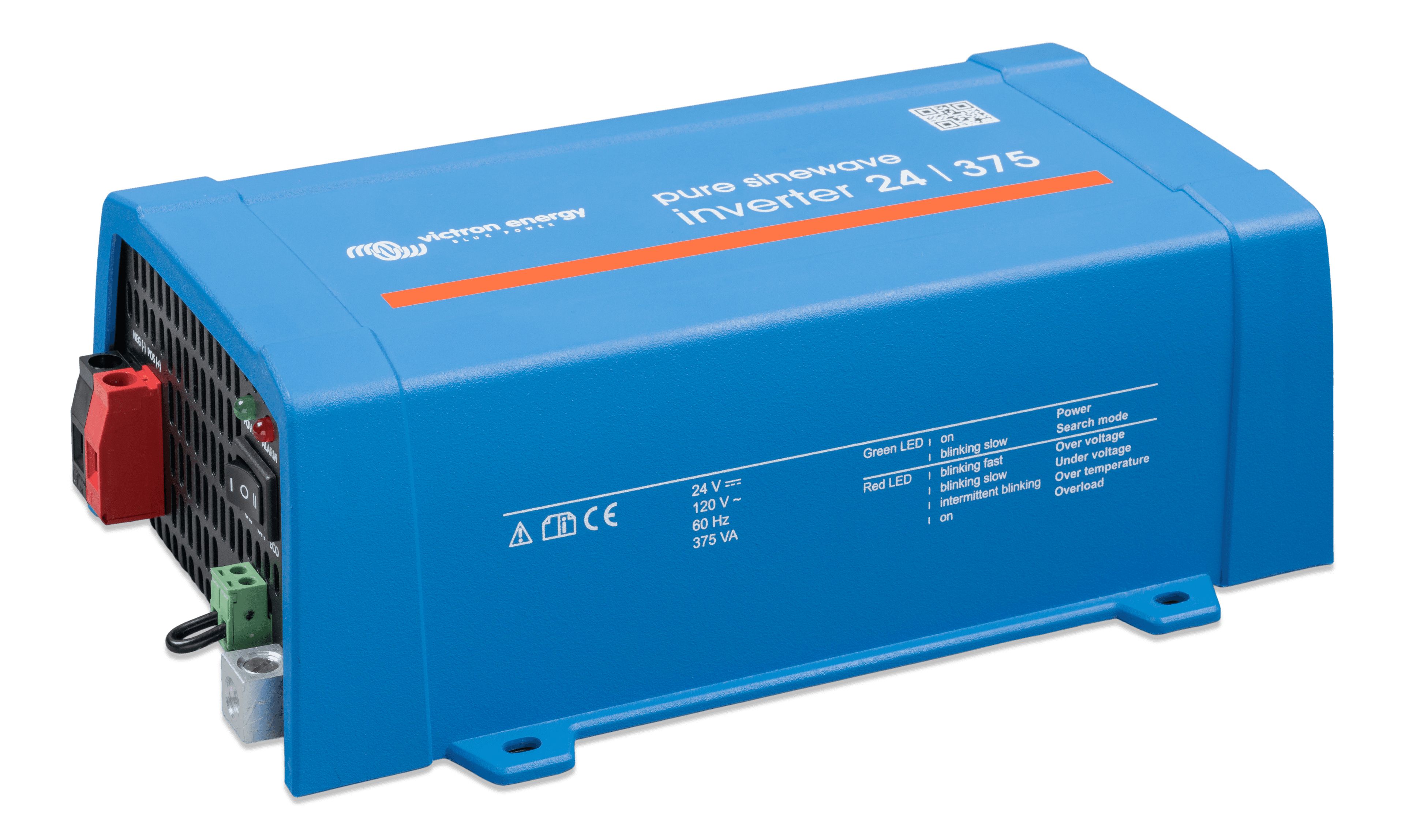 Inverter 24V 375VA 120V VE.Direct NEMA 5-15R (right) thumbnail